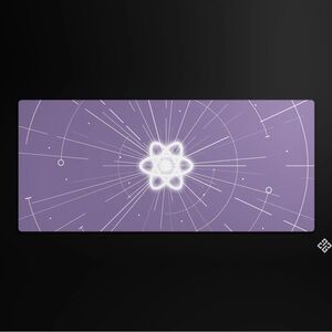 Brand New, Purple Geometric XL Mousepad Gaming Cloth Deskmat
